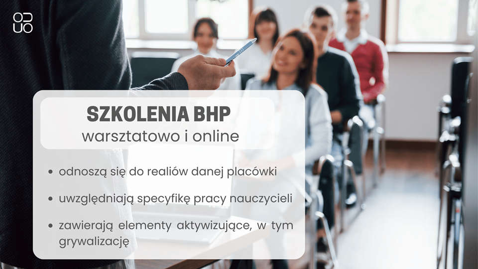 BHP szkolenia nauczycieli